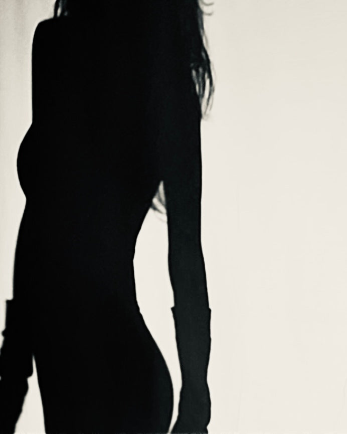 Silhouette in black, teaser image before the Roxy series reveal